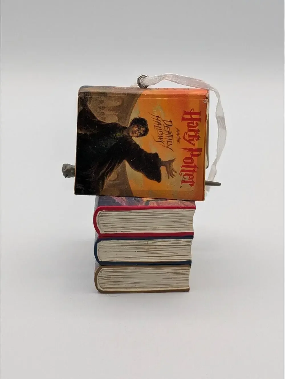 Hallmark Harry Potter Books and Wand Christmas Ornament